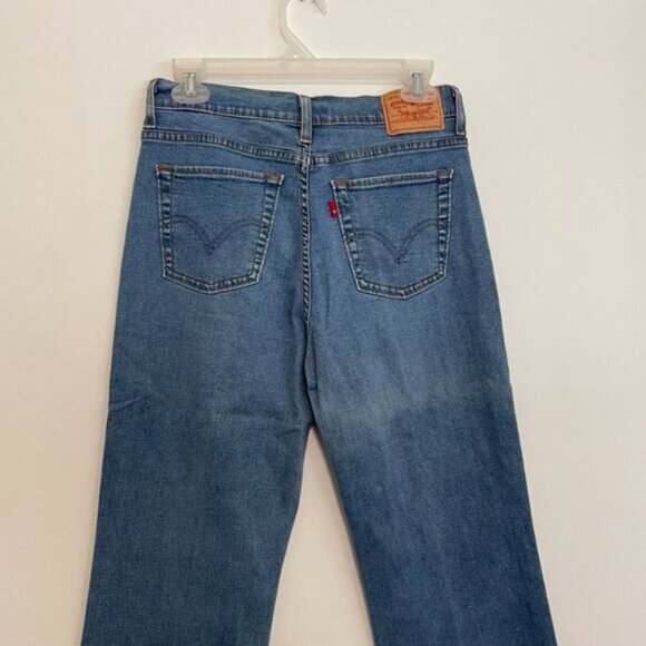 LEVI'S LEVIS Perfectly Slimming 512 Bootcut Jeans Medium Wash Boot Cut Jean 10 M - Picture 12 of 14
